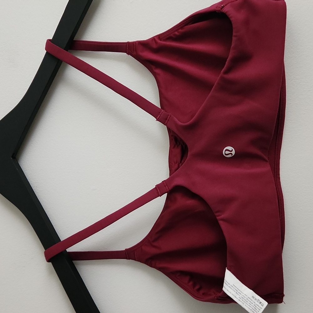 Lululemon EUC Wunder Train Strappy Racerback Bra A/B Cup Size 10 - Picture 2 of 5